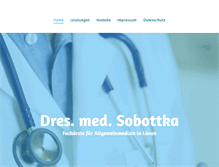Tablet Screenshot of dr-sobottka.de